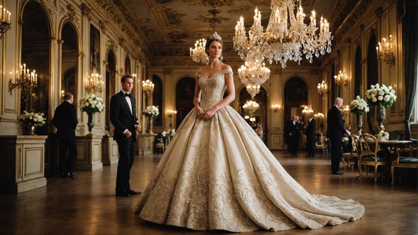 Robe de bal princesse : élégance et charme pour une soirée royale